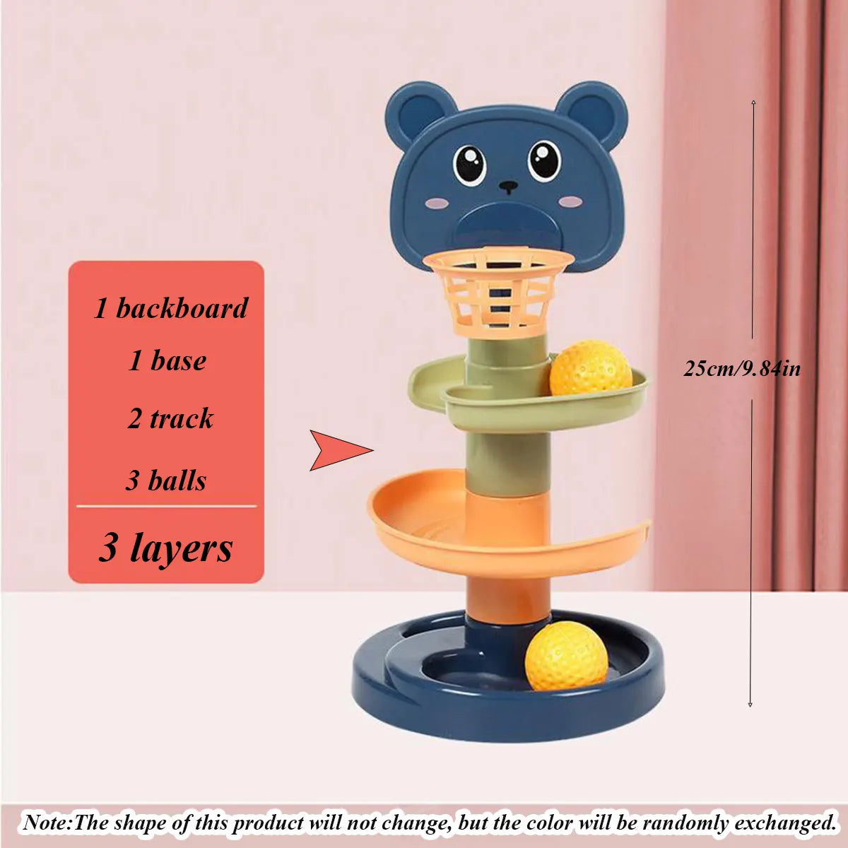 Multi-Layer Rolling Ball Track Toy - Montessori-Inspired Educational Puzzle for Kids - My Store