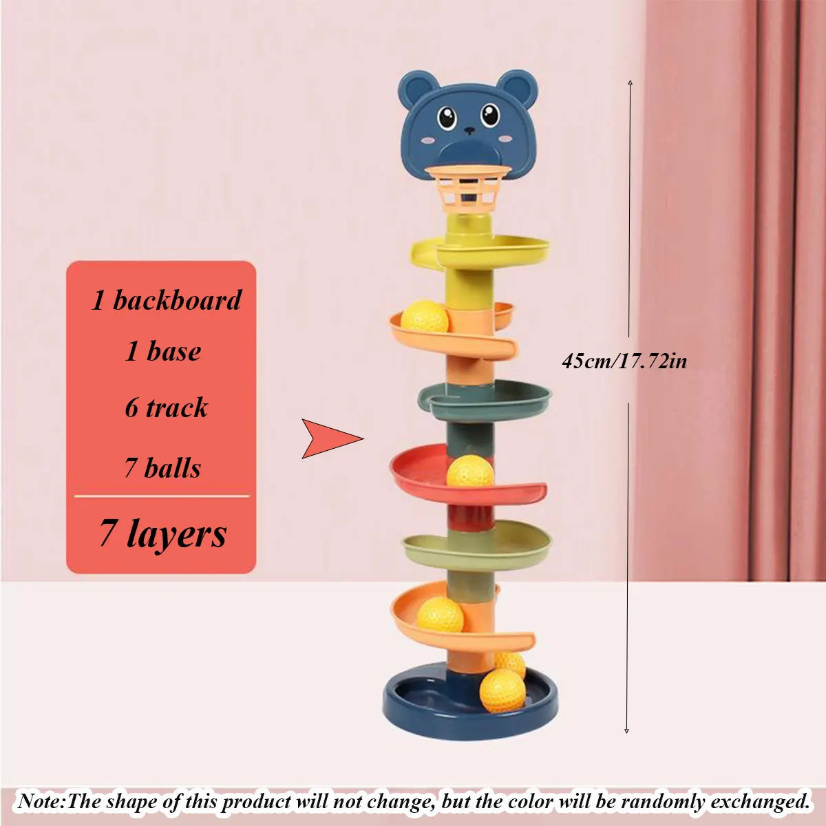 Multi-Layer Rolling Ball Track Toy - Montessori-Inspired Educational Puzzle for Kids - My Store