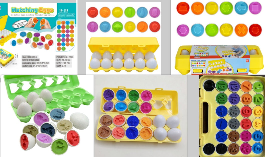 Smart Montessori Egg Toys: Educational Shape Sorters for Kids & Toddlers - My Store